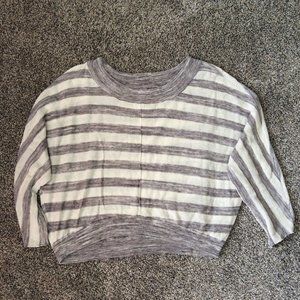 long sleeve stripped shirt size L